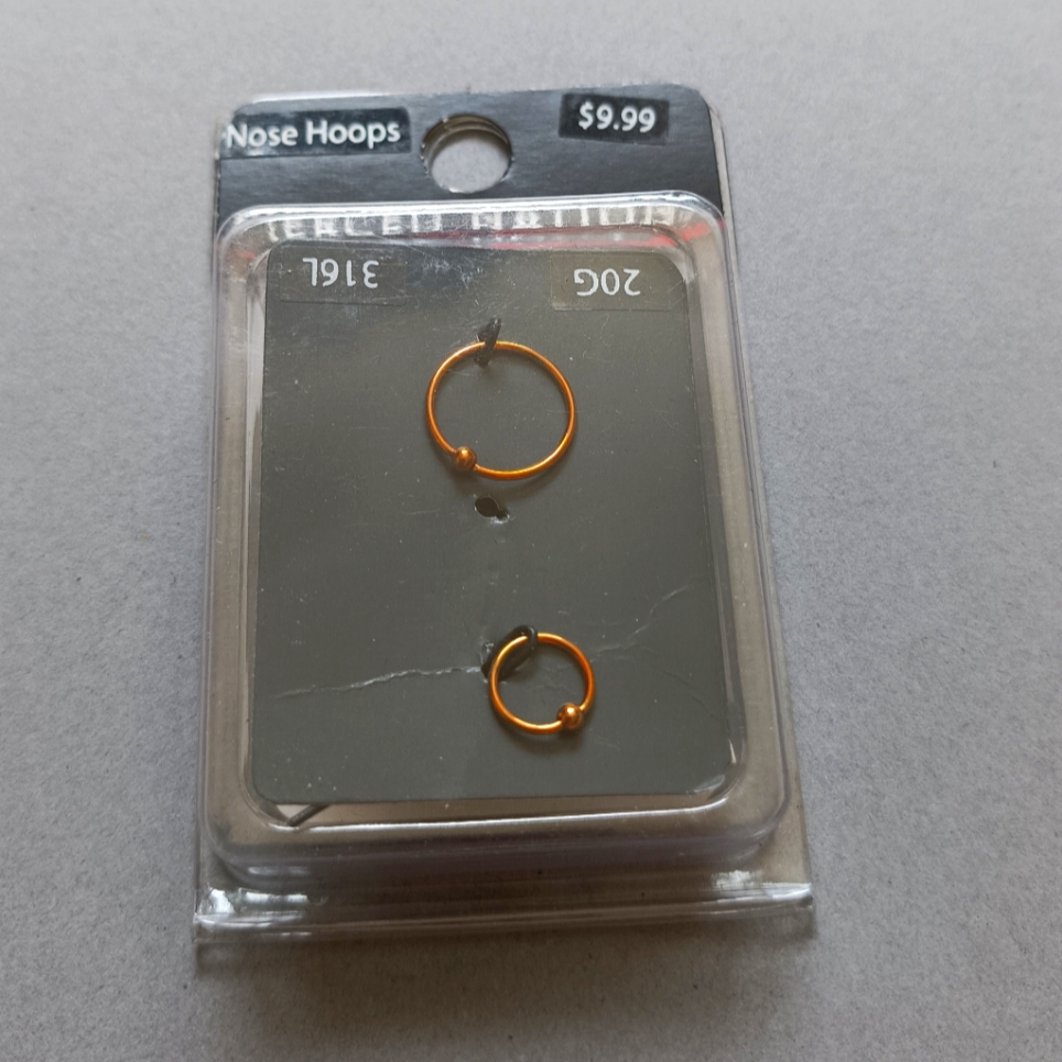 New Nose Hoops 20g 2 Body Jewelry